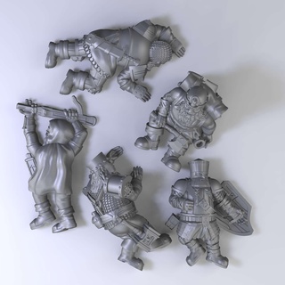 morte nains récolte guerre 3d print model - Mito3D