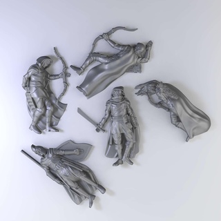 morto elfos colheita guerra brinquedos jogos 3d print model - Mito3D