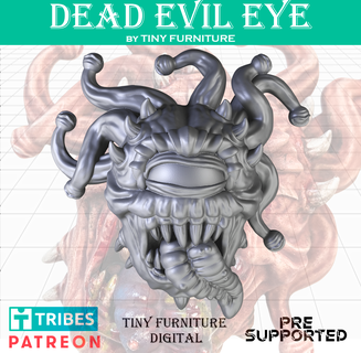 dead evil eye harvest of war 3d models download creality cloud board game 3d print model - Mito3D
