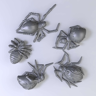 dead spiders harvest war Toys & Games 3d print model - Mito3D
