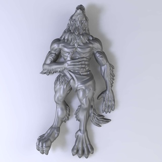 morte loup garou récolte guerre jouets Jeux 3d print model - Mito3D