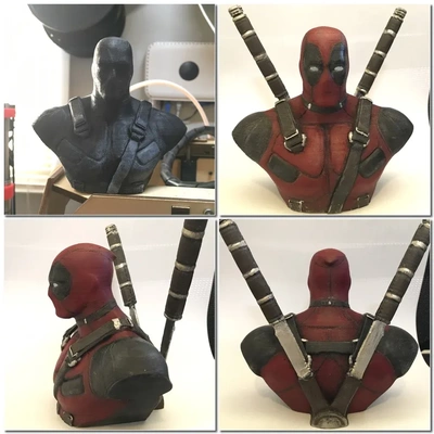 deadpool 3d modeller indir creality bulut 3d print model - Mito3D