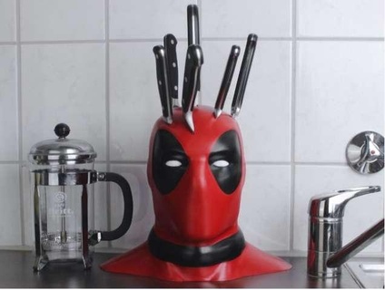 Dead Pool buste personnages 3d print model - Mito3D