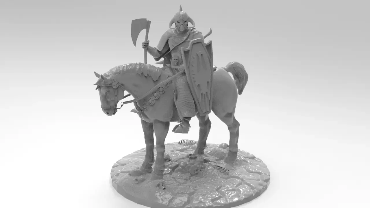 death dealer 3d models download creality cloud 3D print model - Mito3D