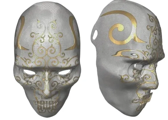 morte mangiatore maschera 3d modello stl modelli scarica creality nube 3d print model - Mito3D