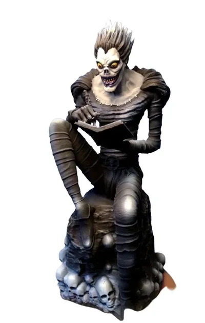 ölüm not ryuk stl toplamak 3d modeller indir creality bulut 3d print model - Mito3D