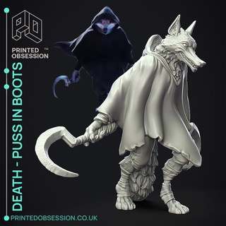 death puss boots - 2 fan art Fictional Characters 3d print model - Mito3D