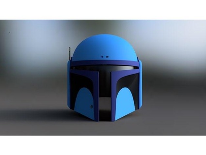 deathwatch mandalorian helmet custom Masks & Helmets 3d print model - Mito3D