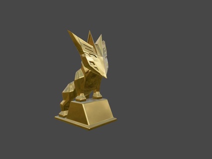decepticon trasformatori logo statua trofeo personaggi 3d print model - Mito3D