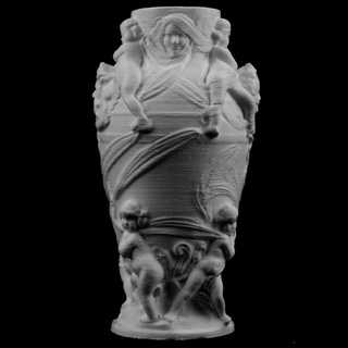 décoratif vase petit palais sculptures culturel reliques 3d print model - Mito3D