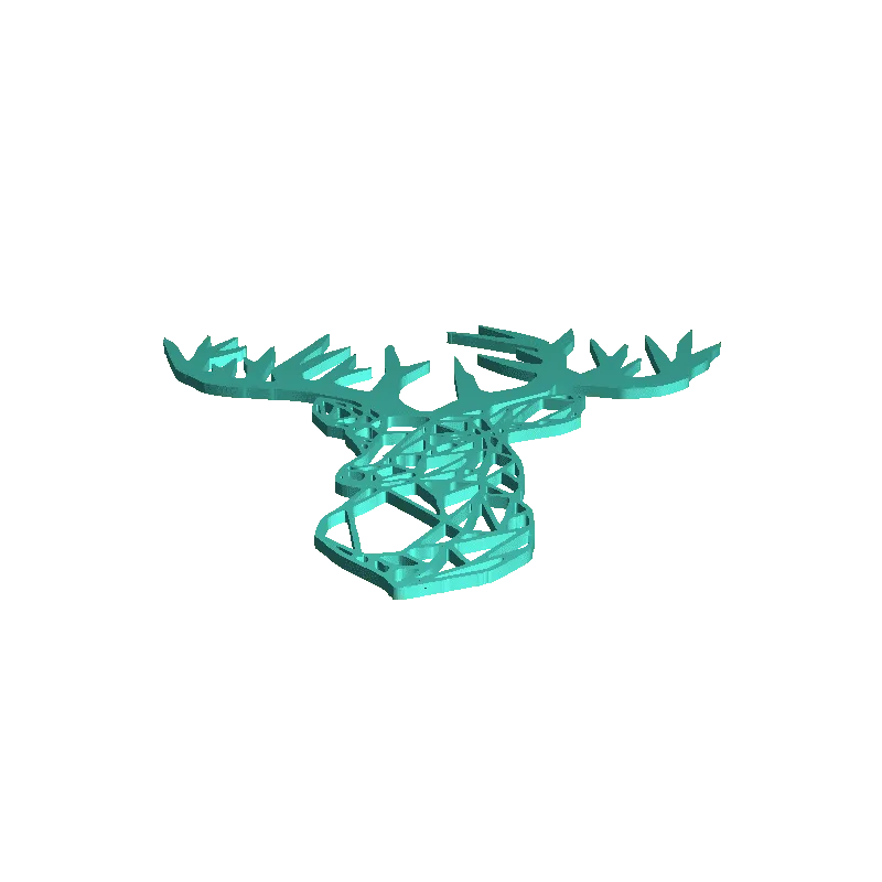 deer 3d models download creality cloud 3D print model - Mito3D