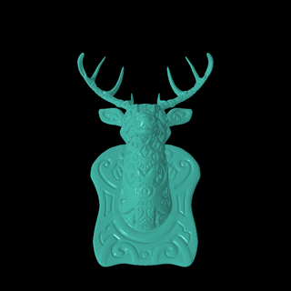 cervo testa 54 animali 3d print model - Mito3D