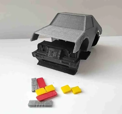 delorean shibi 3d modèles télécharger créalité nuage 3d print model - Mito3D