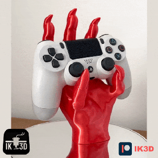 demon hand controller holder - supports 3d models download creality cloud Accessories 3d print model - Mito3D