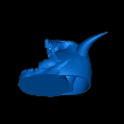 démon crâne dé tour 3d modèles télécharger créalité nuage 3d print model - Mito3D