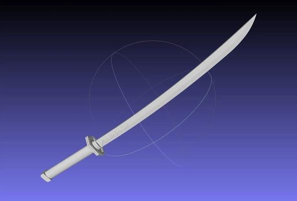 démon tueur giyu katana 3d modèles télécharger créalité nuage 3d print model - Mito3D