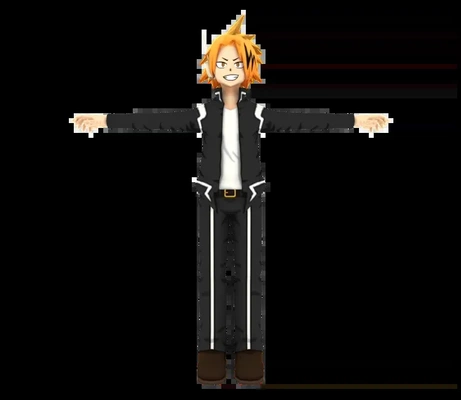 denki kaminari héroe disfraz 3d modelos descargar crealidad nube 3d print model - Mito3D