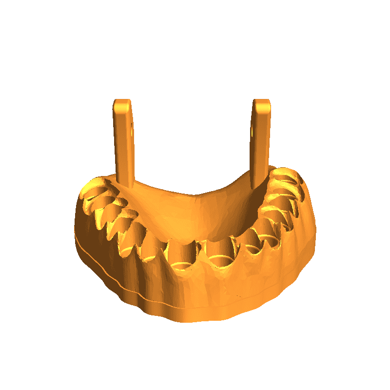 dentier hexadécimal bit titulaire soutien apparaitre médical appareils électroménagers 3D print model - Mito3D