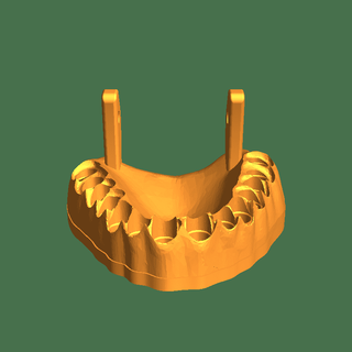 takma diş altıgen bit Kulp destek açılır tıbbi aletler 3d print model - Mito3D