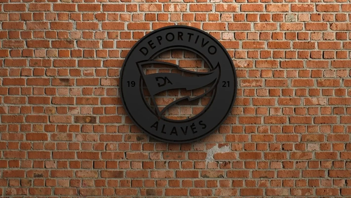 deportivo alaves logo 3d modelos descargar crealidad nube 3d print model - Mito3D