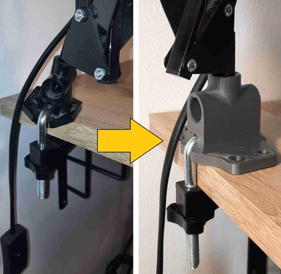 sıra lamba montaj ayakta durmak 3d modeller indir creality bulut 3d print model - Mito3D