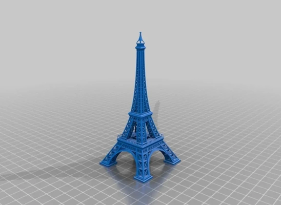 detallado eiffel torre 3d modelos descargar crealidad nube 3d print model - Mito3D