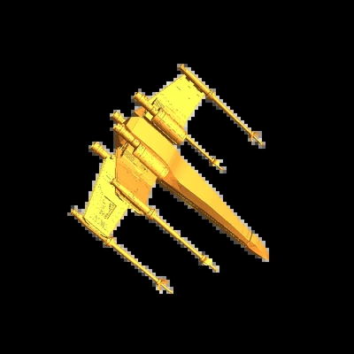 detailed x-wing fighter 3d models download creality cloud 3d print model - Mito3D