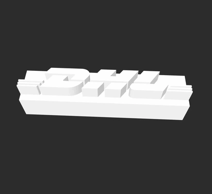 dhl logo 3d modelle download realität wolke 3d print model - Mito3D