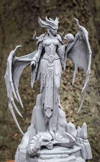 diablo 4 iv Lilith estatua 3d modelos descargar crealidad nube 3d print model - Mito3D