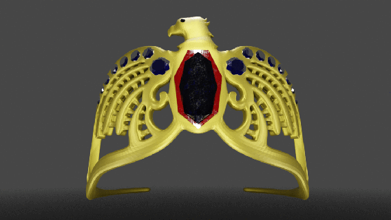diadema tiara joyería 3d print model - Mito3D