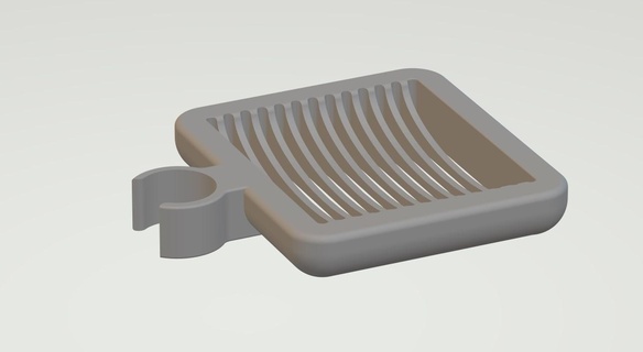Durchm 22 mm Dusche Unterstützung Seife Gericht 3d print model - Mito3D