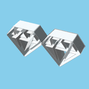 diamant nid boîte v1 3d print model - Mito3D