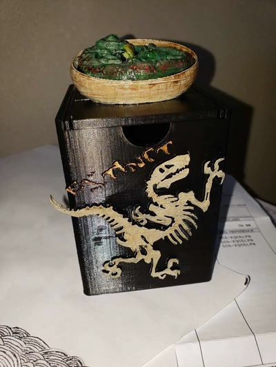 dino deck box 3d modelle download realität wolke 3d print model - Mito3D