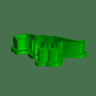 Dino Gliederung Plätzchen Cutter Lebensmittel 3d print model - Mito3D