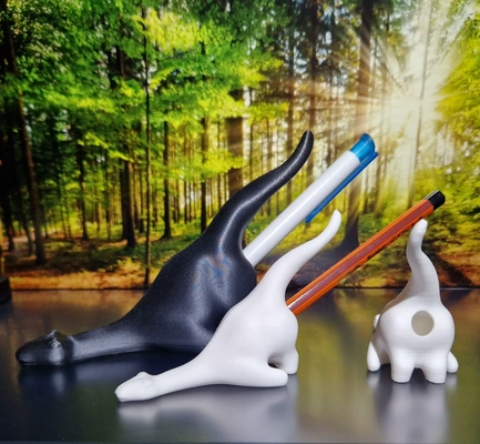 dinosaurier stift halter unterstützung 3d modelle download realität wolke 3d print model - Mito3D