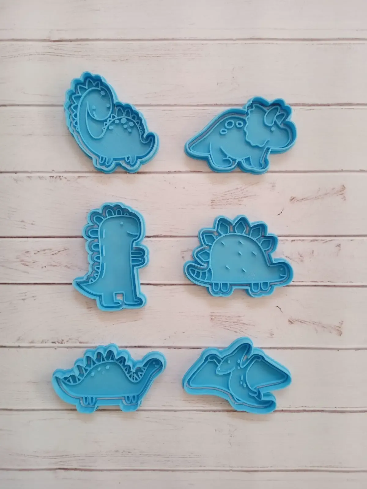 dinosaurios cortantes galletas 3d modelos descargar crealidad nube 3D print model - Mito3D