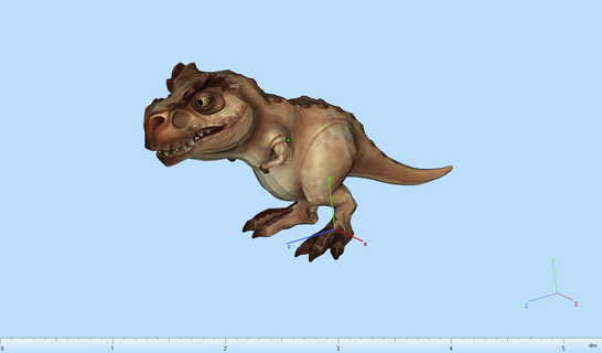 dinosauro 3d print model - Mito3D