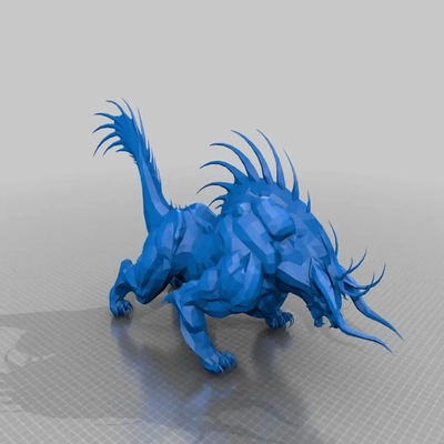 terrible toro dnd monstruo 3d modelos descargar crealidad nube 3d print model - Mito3D