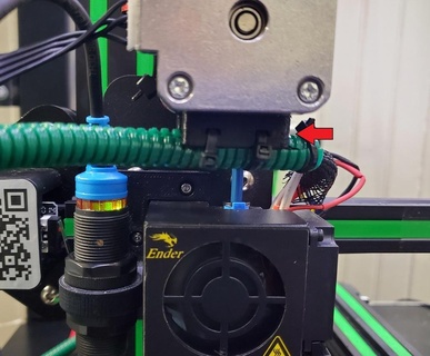 Direkte Fahrt Extruder montiert Kabel Unterstützung Drucker Teile Zubehör 3d print model - Mito3D