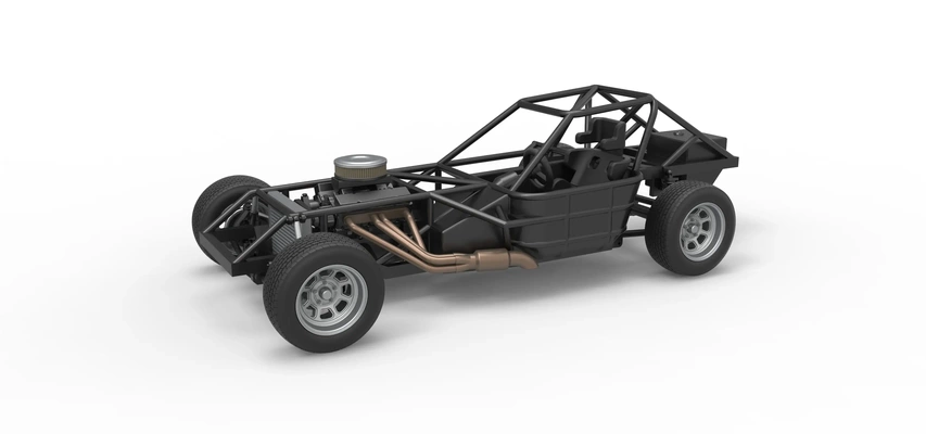 dirt modified stock car base scale 1 25 3d models download creality cloud vehicle parts 3d print model - Mito3D