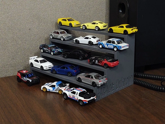 display stand 1 64 hotwheels matchbox 3d models download creality cloud toy cars 3d print model - Mito3D