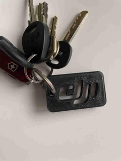 dji logo keychain Others 3d print model - Mito3D