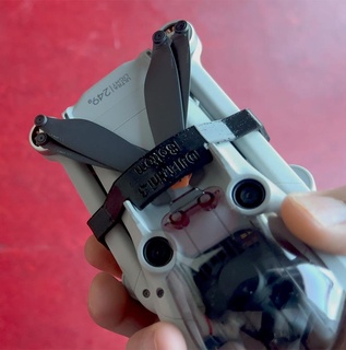 dji mini 3 pro elica lama morsetto ridimensionato versione droni 3d print model - Mito3D