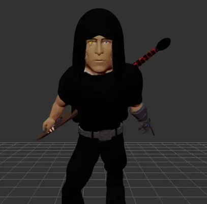 dnd asesino 3d modelos descargar crealidad nube 3d print model - Mito3D