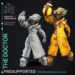 doctor - goblin alchemist brewer Characters 3d print model - Mito3D