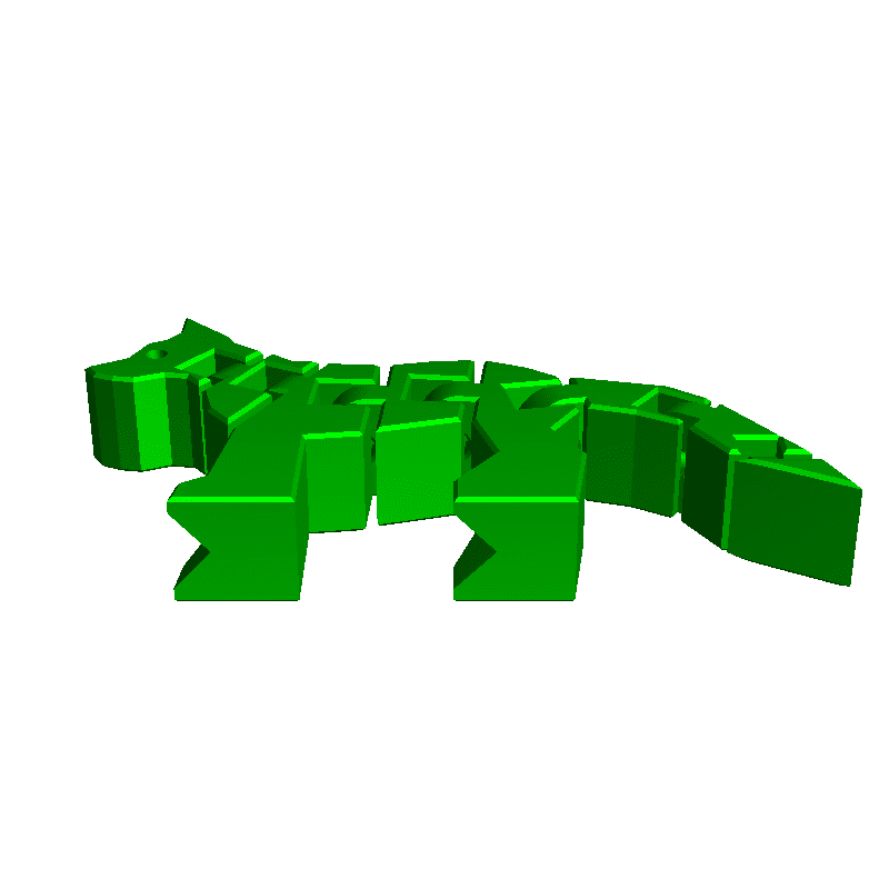 cane rettiliano 3D print model - Mito3D