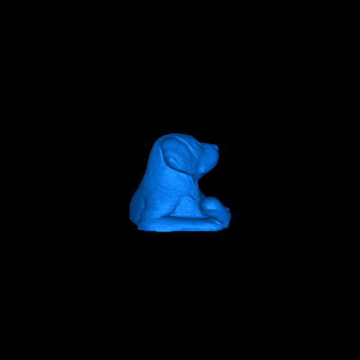 chien 3d modèles télécharger créalité nuage 3d print model - Mito3D