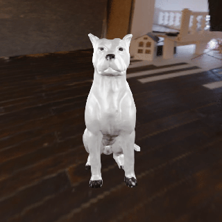 cane americano staffordshire terrier personale mammifero 3d print model - Mito3D