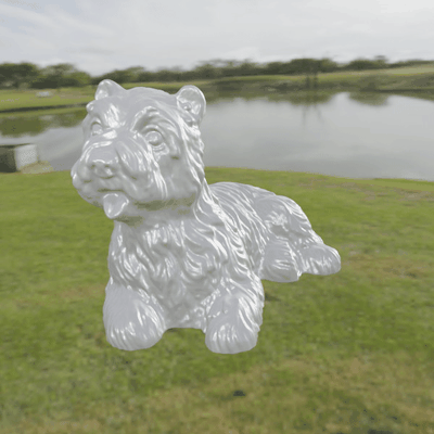 dog bichon 3d models download creality cloud mammal 3d print model - Mito3D