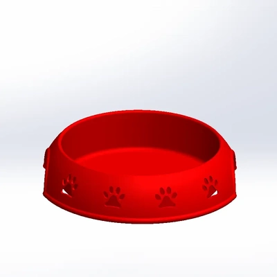 dog bowl 3d models download creality cloud 3d print model - Mito3D